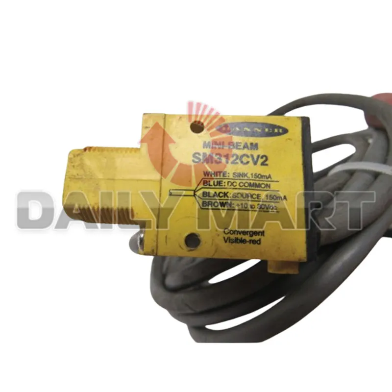 Фотоэлектрический датчик BANNER SM312CV2 PHOTOELECTRIC SENSOR 26159 10-30VDC