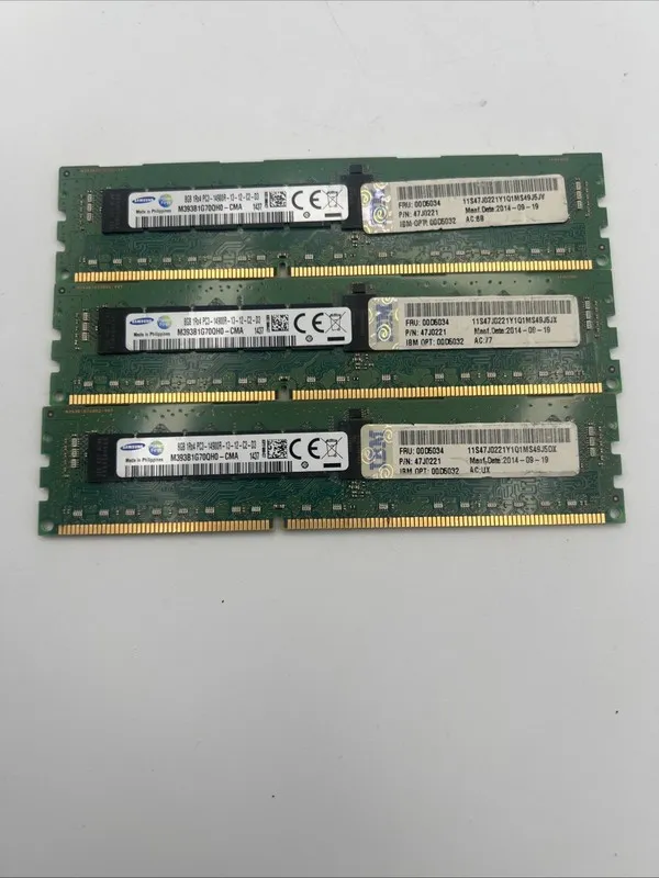 Модуль памяти x 8GB Samsung 1Rx4 PC3-14900R DDR3 ECC Server RAM M393B1G70QH0-CMA