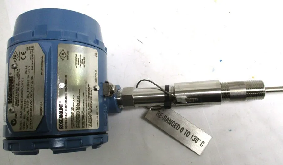 Трубопроводная арматура ROSEMOUNT, HART, 3144PD1A1E5B5M5C2C4Q4XAT1, 15" PROBE