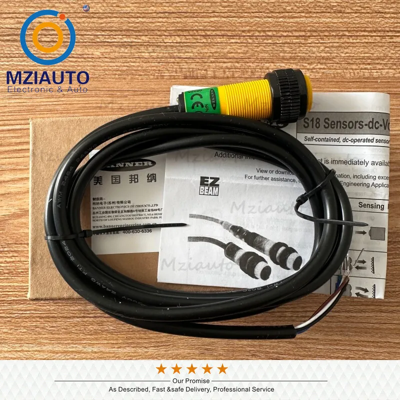 Фотоэлектрический датчик Banner S18SN6D Photoelectric Sensor 10-30VDC 150mA max