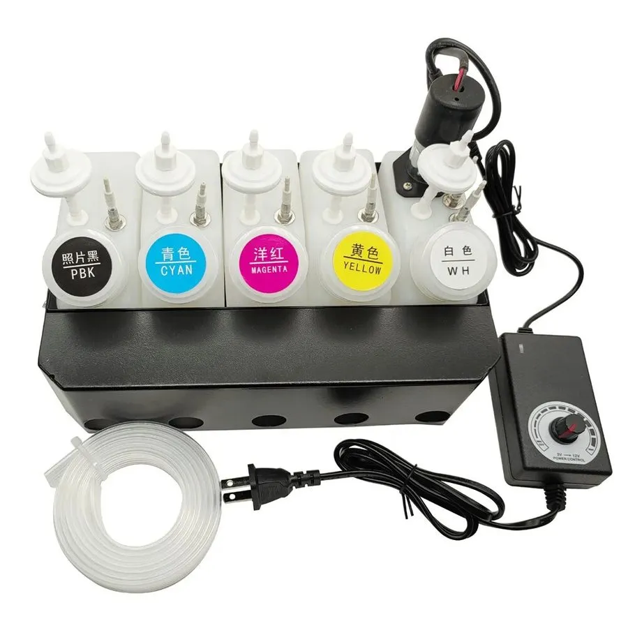 Принтер для epson L1800 L805 XP-15000 1390 Printer 250ml White Ink Tank Dtf Ciss