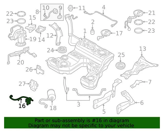 Трубопроводная арматура Volkswagen Fuel Injection Pressure Regulator 057-130-764