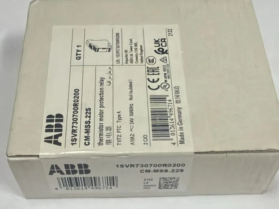 Реле защиты ABB CM-MSS.22S 1SVR730700R0200 Thermistor Motor Protection relay 24V