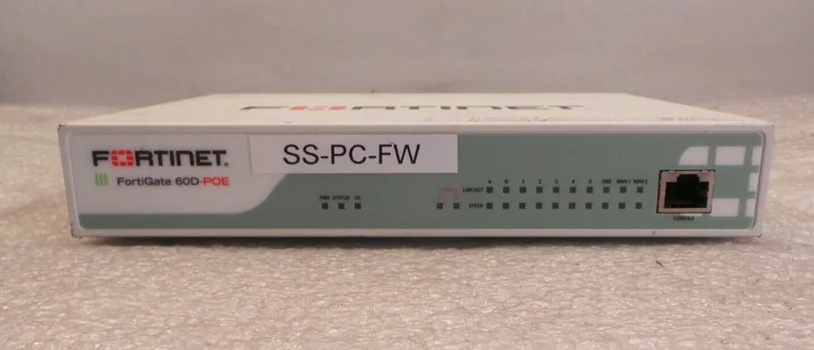 Межсетевой экран Fortinet Fortigate FG-60D-POE 10 Port GE PoE Firewall — фото лота 1