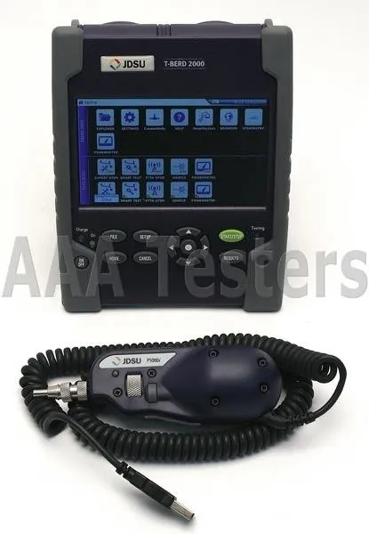 Тестер JDSU Viavi T-BERD 2000 4146 Quad SM MM Fiber OTDR w/ P5000i TB2-DIS-QUAD — фото лота 1