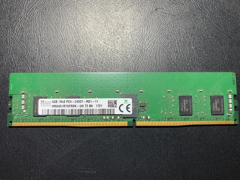 Модуль памяти 4GB DDR4-2400T-R SK HYNIX HMA451R7AFR8N-UH PC4-19200 Registered EC — фото лота 1