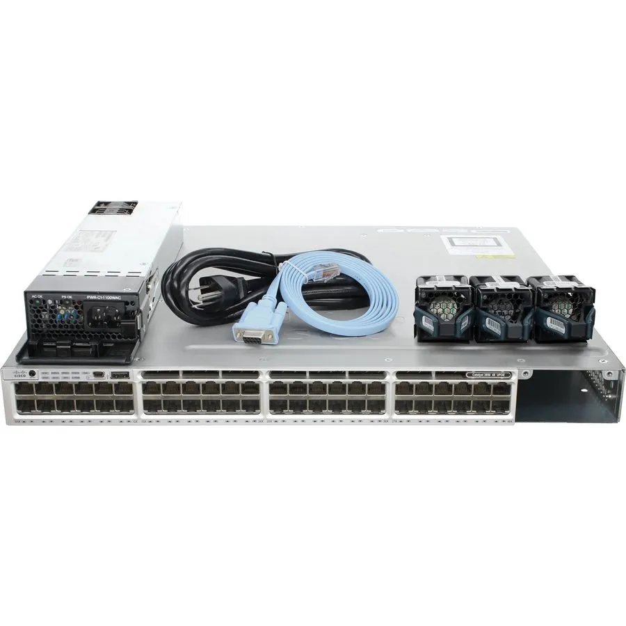 Коммутатор Cisco WS-C3850-48U-S 48-Port UPoE Switch w/ C850-NM-2-10G & Dual 1100
