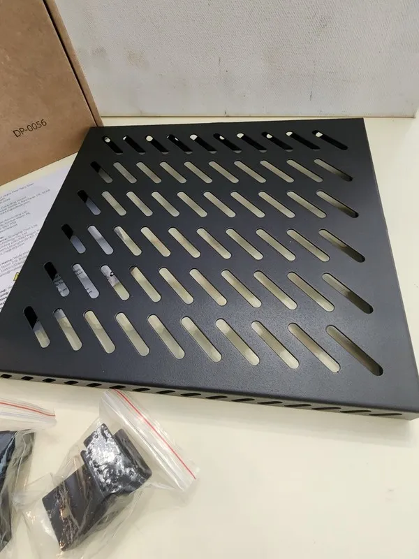 Стойка/шкаф 10 inch 1/2U Rack Shelf 10.23inch Depth, Server Rack Shelf Vented Ra — фото лота 1