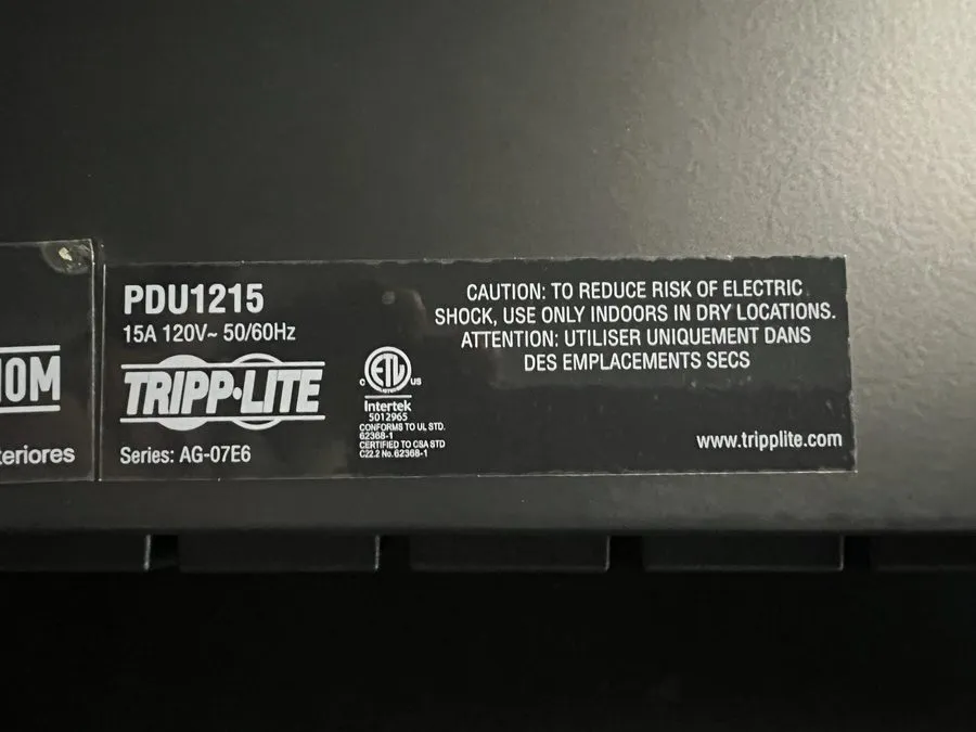 Блок розеток Tripp Lite PDU1215 Surge Protector 1U Rack Space