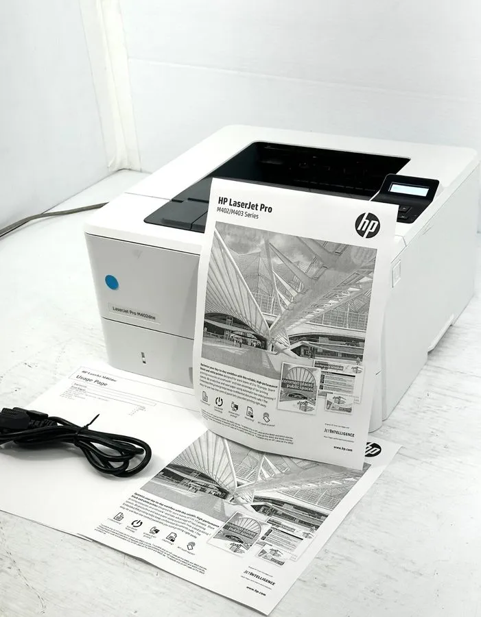 Лазерный принтер HP Laserjet M402dne Laser Printer *Cleaned & Serviced Count 13,