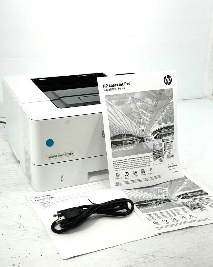 Лазерный принтер HP Laserjet M402dne Laser Printer *Cleaned & Serviced Count 13, — фото лота 2
