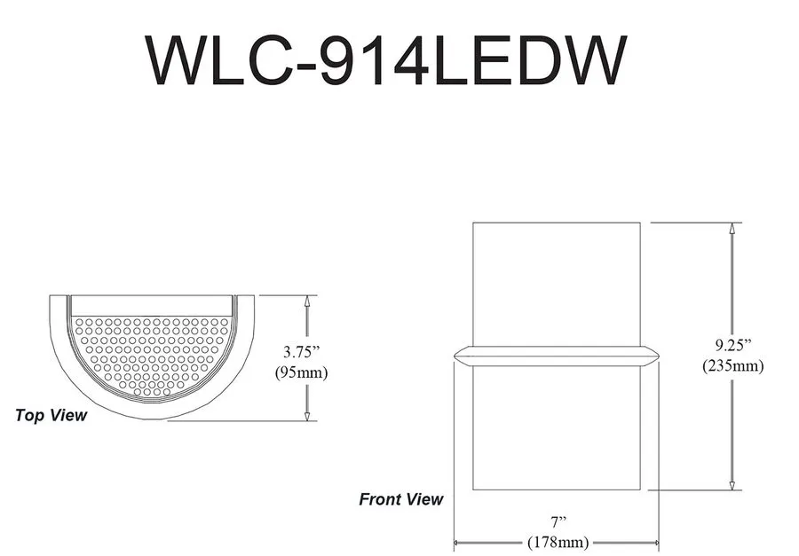 Контроллер Wi-Fi Dainolite WLC-914LEDW Wallace 9" Tall LED Wall Sconce White / A — фото лота 1