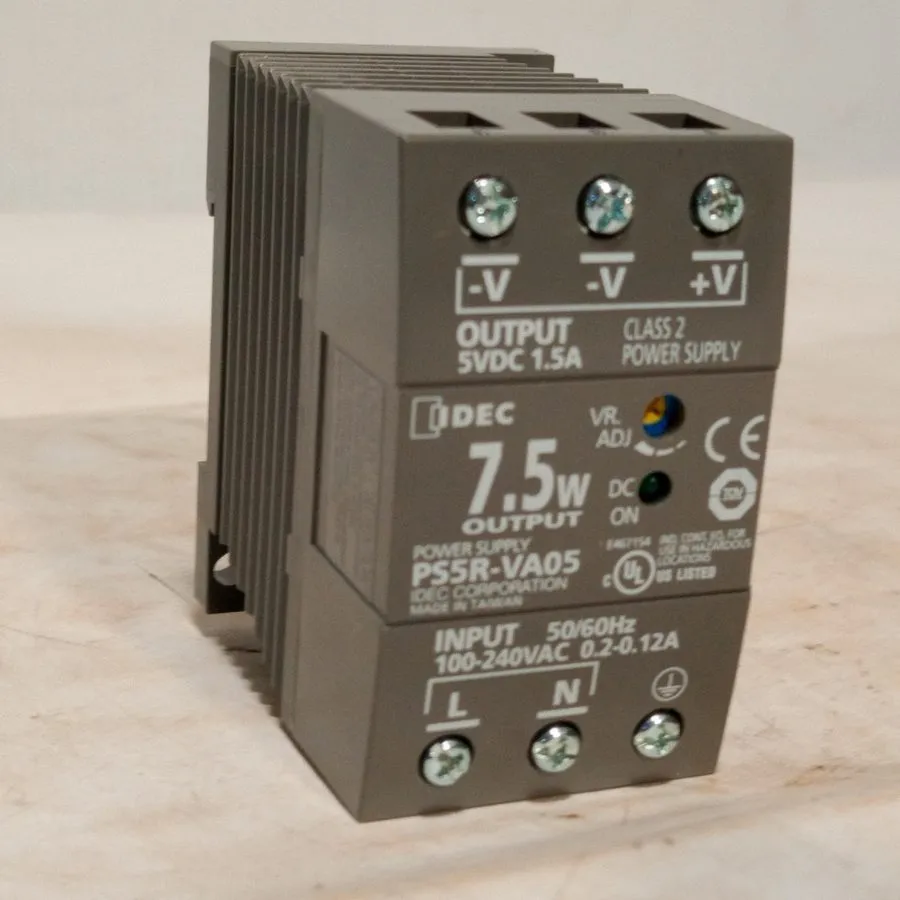 Блок питания IDEC PS5R-VA05 AC/DC DIN Rail Power Supply (PSU), 1 Output, 7.5 W, 