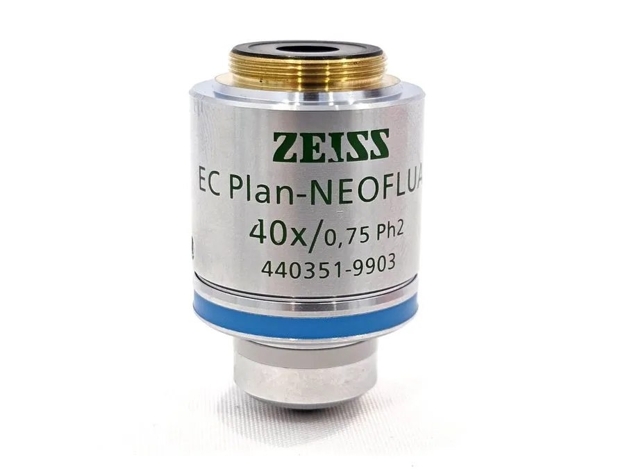 Объектив микроскопа ZEISS EC Plan-NEOFLUAR 40x/0.75 Ph2 Microscope Objective 440 — фото лота 1