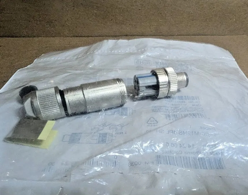 Датчик Phoenix Contact SACC-M12MS-4PL SH Connector 1424666, M12 A Code, 4 Pos