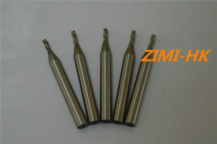 Режущий инструмент SWT 5PC 2.5mm 3Flute HSS & Aluminium End Mill Cutter tool CNC