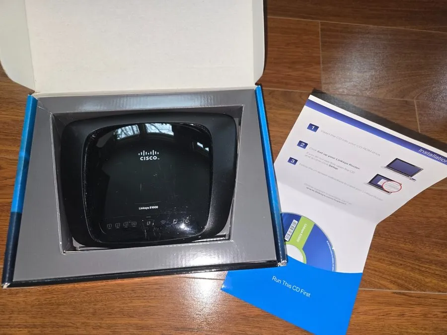 Маршрутизатор CISCO LINKSYS E1000 V2.1 WIRELESS ROUTER WORKING