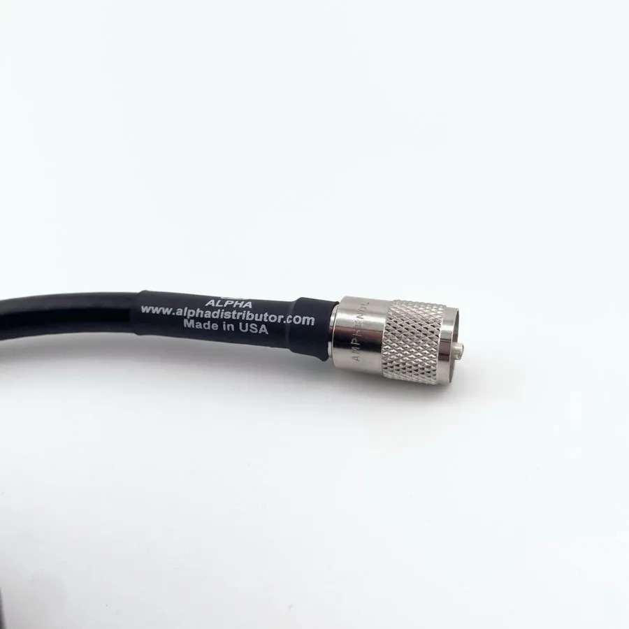 Кабель ALPHA 15ft RG8u Coax Cable with AMPHENOL PL259s attached