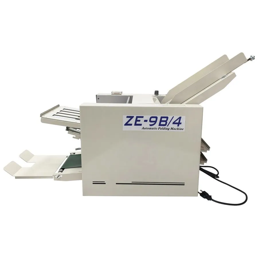 Фальцевальная машина ZE-9B/4 Automatic Paper Folder 110V Automatic Desktop Paper