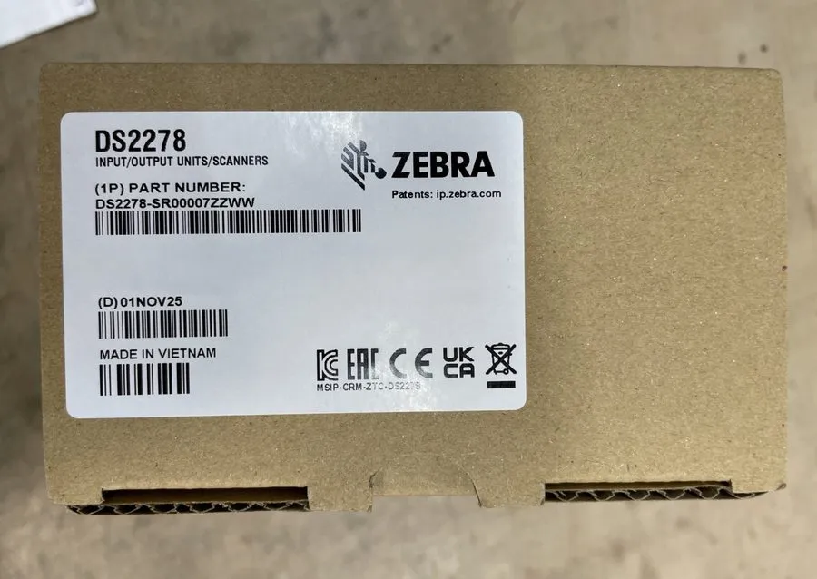 Сканер штрих-кода Zebra DS2278-SR00007ZZWW 2D USB Handheld Barcode Scanner Wirel