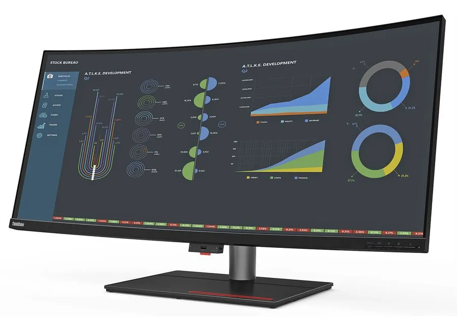 Монитор Lenovo ThinkVision P40w-20 39.7" 5K Curved Monitor IPS Thunderbolt 4