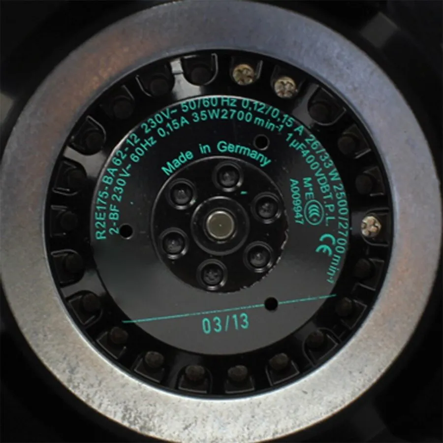 Вентилятор R2E175-BA62-12 Centrifugal Fan Replacement 175MM 230V 0.15A 33W