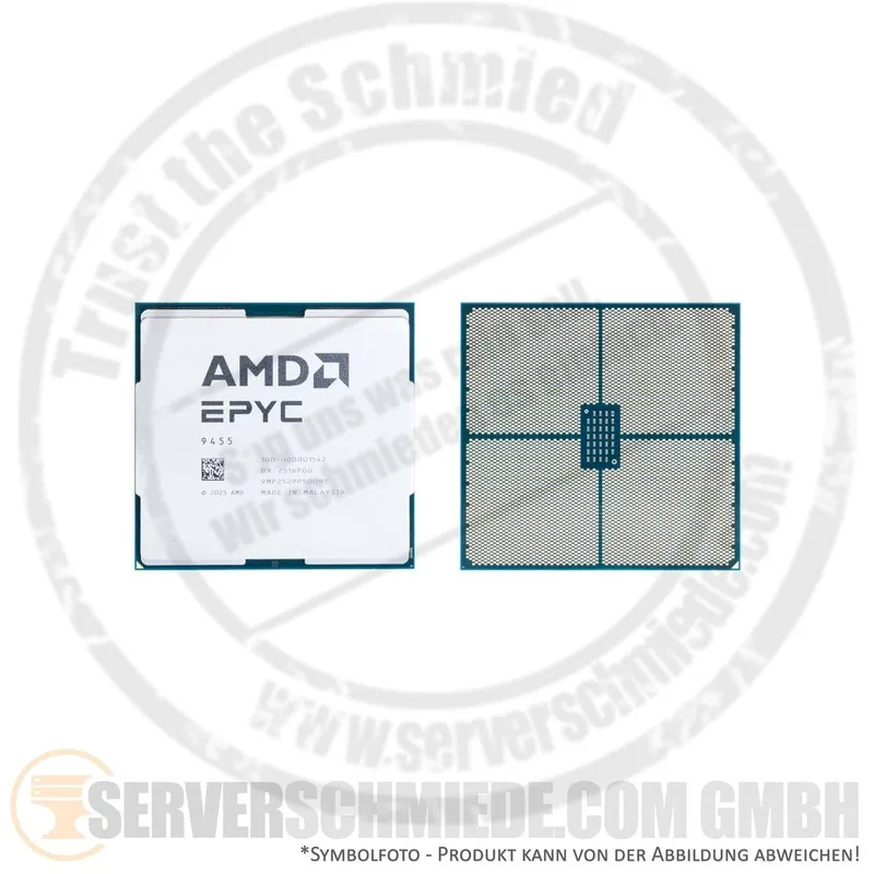 Сервер AMD EPYC 9455 CPU 48 Cores 3.15GHz SP5 300W Server Processors 100-0000015