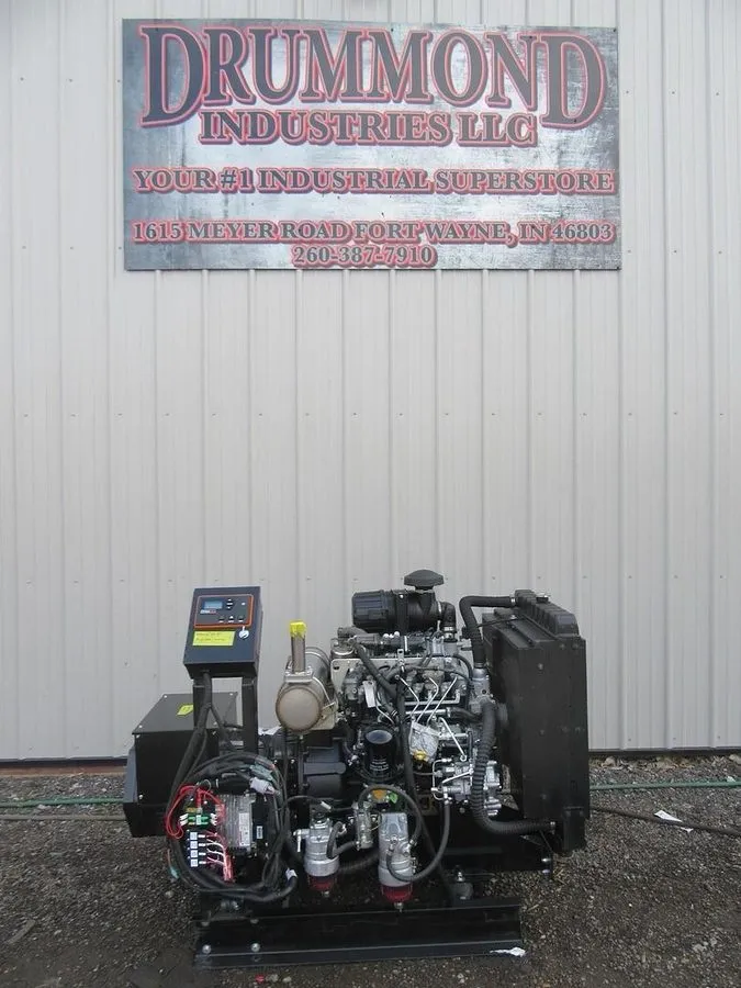 Дизель-генератор 30 KW DIESEL GENERATOR ISUZU DIESEL 4LE2TA 277/480 VOLT RE-CONN