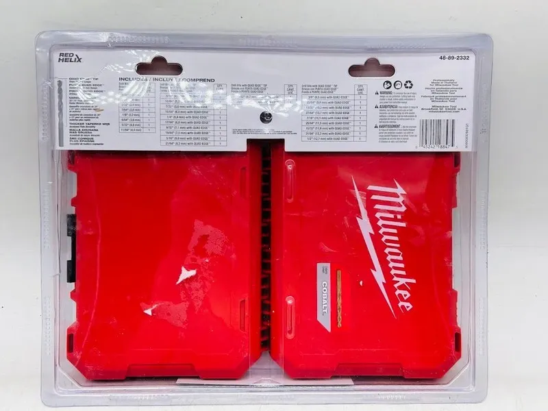 Режущий инструмент Milwaukee 48-89-2332 Cobalt Red Helix Drill Bit Set — фото лота 2