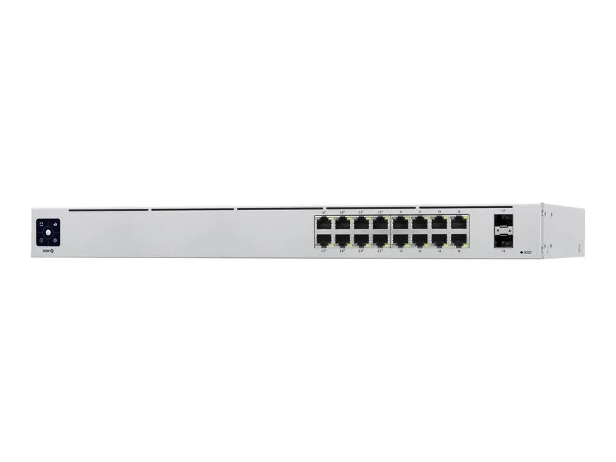 Коммутатор Ubiquiti UniFi USW-16-PoE 16-Port Gigabit PoE Fully Managed Rackmount