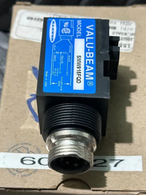Фотоэлектрический датчик Banner SMW915FQD VALU-BEAM Photoelectric Sensor 10–30V  — фото лота 2