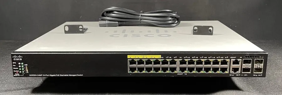 Коммутатор Cisco SG550X-24MP-K9 24-Port Gigabit Managed Switch 2x SFP+ PoE 382W