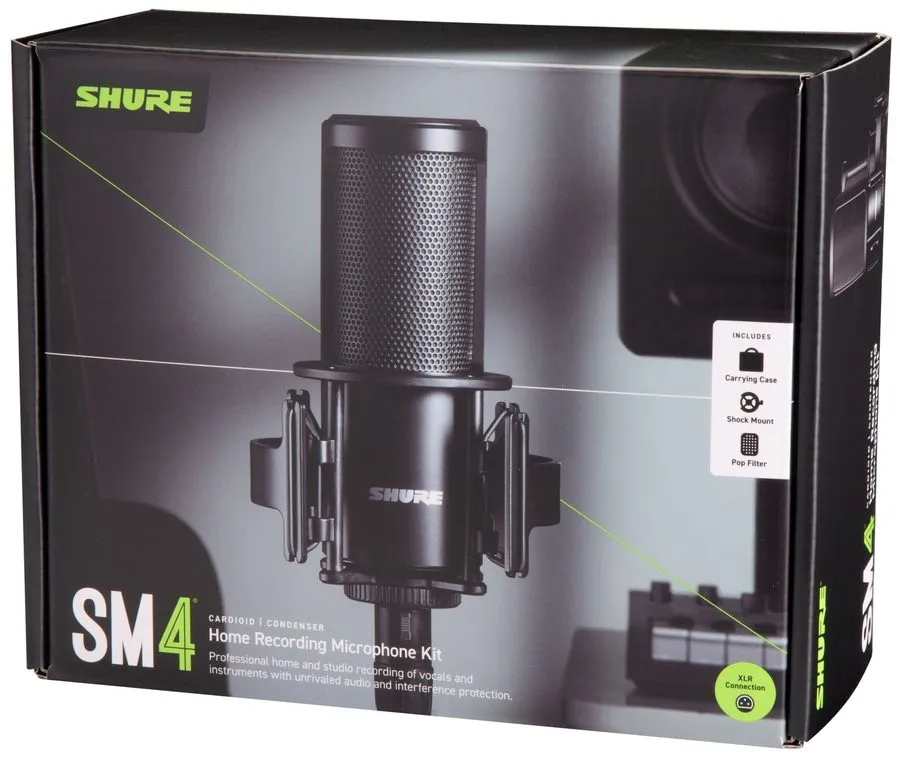 Микрофон Shure SM4-K-KIT Dual Diaphragm Condenser Microphone Home Recording Kit