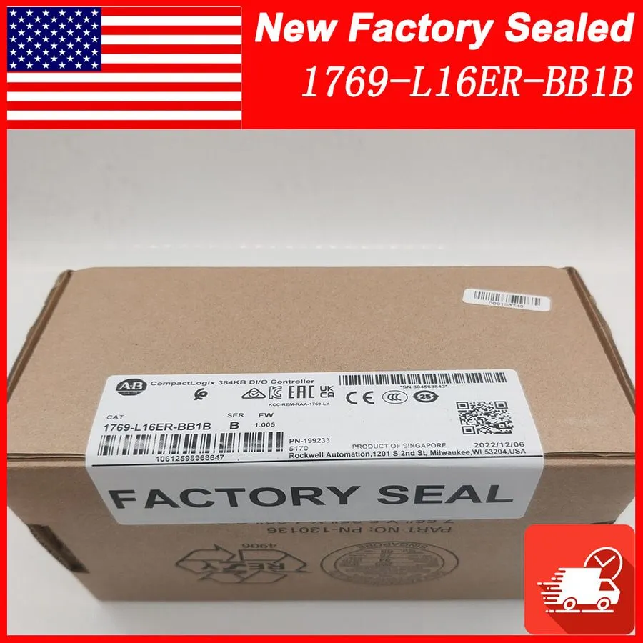 ПЛК AB 1769-L16ER-BB1B CompactLogix L16 384KB Controller Ethernet/IP