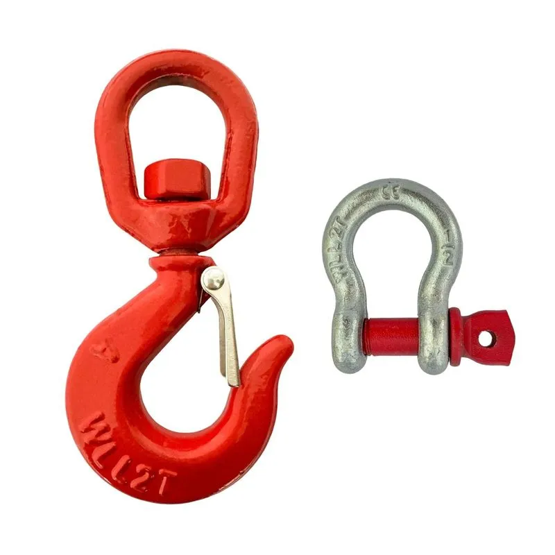 Таль 2 Ton Swivel Hook D Ring Shackle Heavy Duty Alloy Steel Lifting Towing 4400
