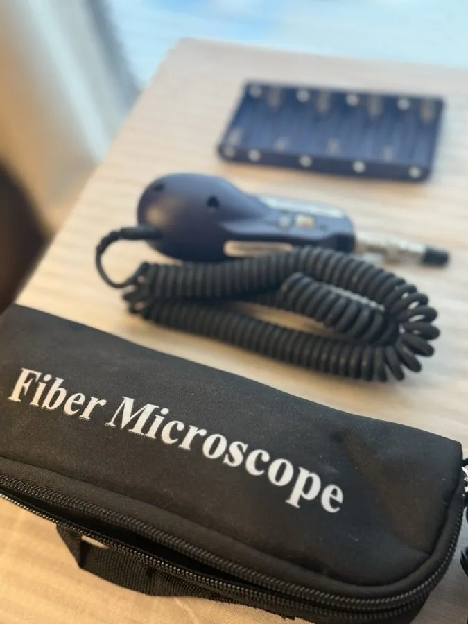Измеритель мощности VIAVI OLP-87 PON Power Meter Kit + Fiber Microscope + Access — фото лота 2