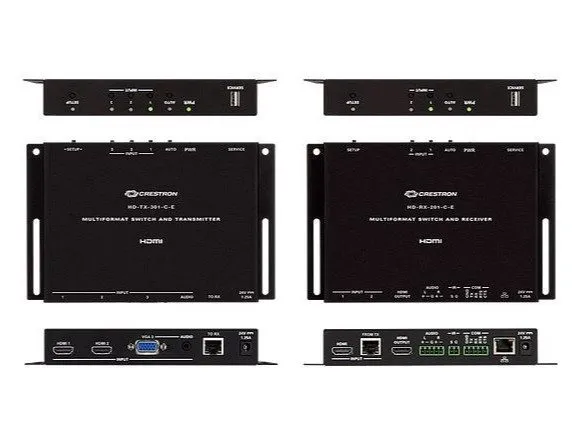 Объектив Crestron HD-MD-400-C-E DM Lite HD Scaling Auto-Switcher HDMI Catx Exten