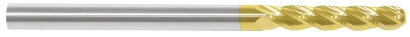 Режущий инструмент 3/8 4FL SE EXT XX/LG BN 1-1/2 x 6 TiN Carbide End Mill, MTC-6