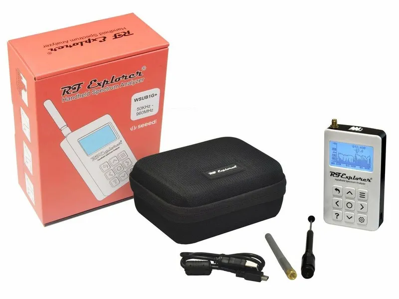 Анализатор спектра RF Explorer Spectrum Analyzer WSUB1G PLUS Slim (50KHz 960Mhz)