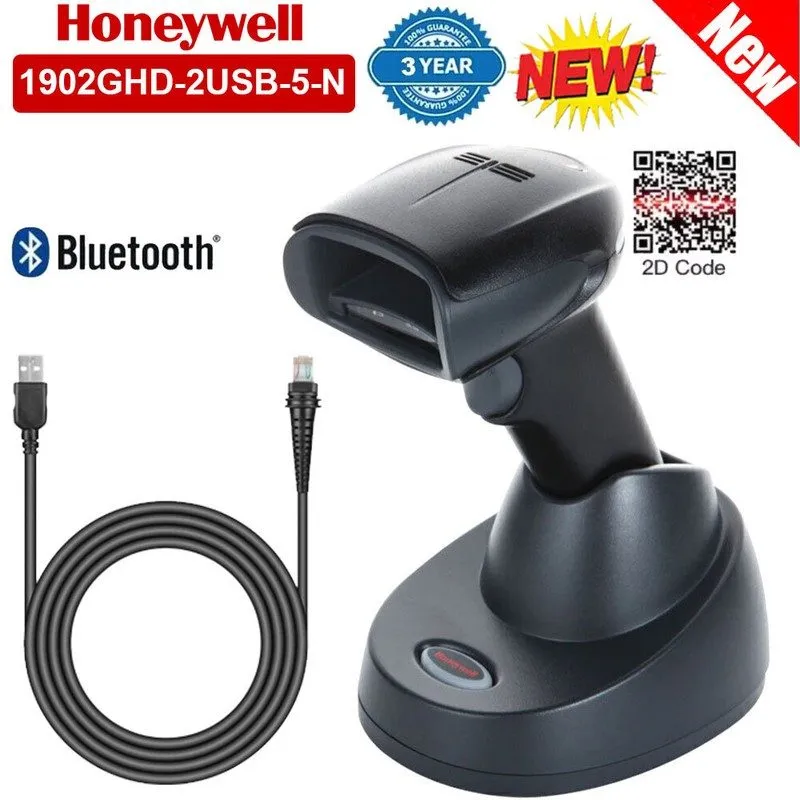 Сканер штрих-кода Honeywell Xenon 1902GHD-2USB-5-N Wireless Handheld 2D Barcode 