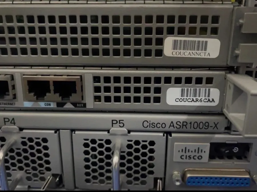 Маршрутизатор Cisco ASR1009-X 9-Slot Router Chassis w/ 6x ASR1000X-AC-1100W