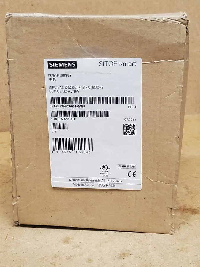 Блок питания SIEMENS SITOP smart 6EP1334-2AA01-0AB0 POWER SUPPLY UNMP