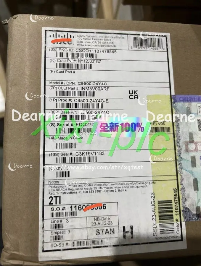 Коммутатор Cisco C9500-24Y4C-E Ethernet Switches DHL shipping