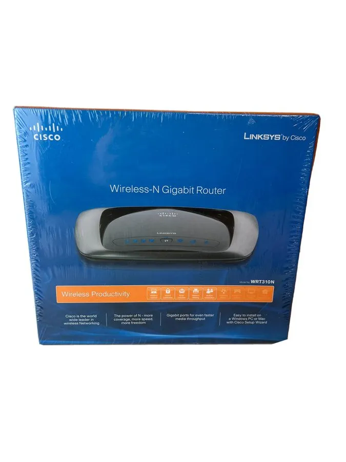 Маршрутизатор Cisco WRT310N 6.75 Mbps 4-Port Gigabit Wireless N Router