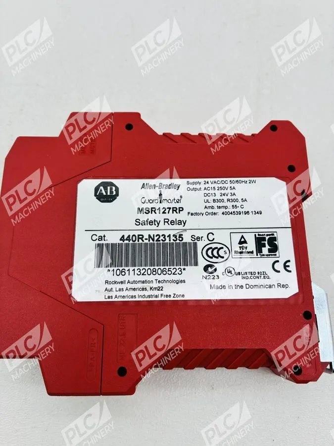 Реле безопасности Allen-Bradley MSR127RP / 440R-N23135 Guardmaster Safety Relay — фото лота 1