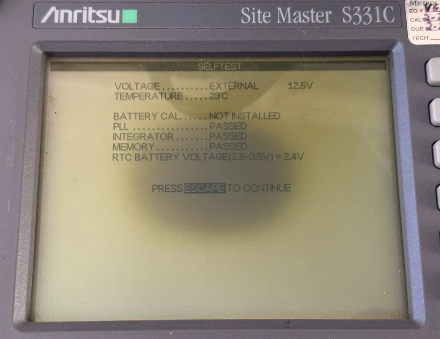 Анализатор Anritsu Site Master S331C Cable Antenna Analyzer 4GHz SiteMaster