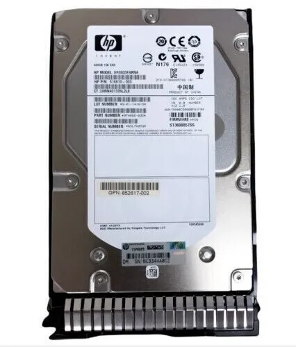 Жёсткий диск HPE 652620-B21 653952-001 600GB 3.5''15K 6G SAS Internal GEN8 HDD