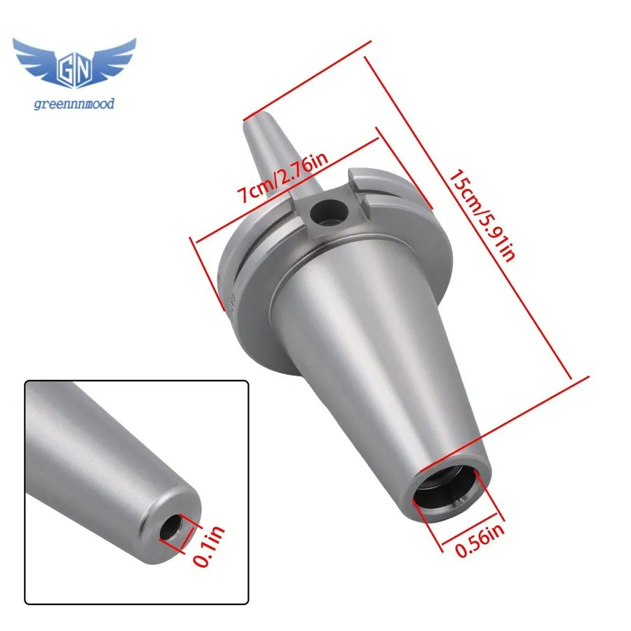 Режущий инструмент CAT40 1/8” × 3.15" Shrink Fit End Mill Tool Holder TIR 0.0002