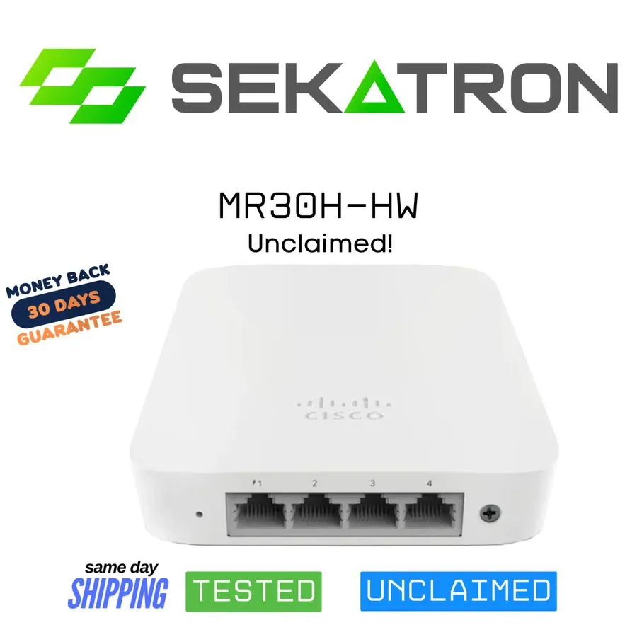 Точка доступа Wi-Fi Cisco Meraki MR30H-HW Dual Band 802.11ac Access Point 4-Port