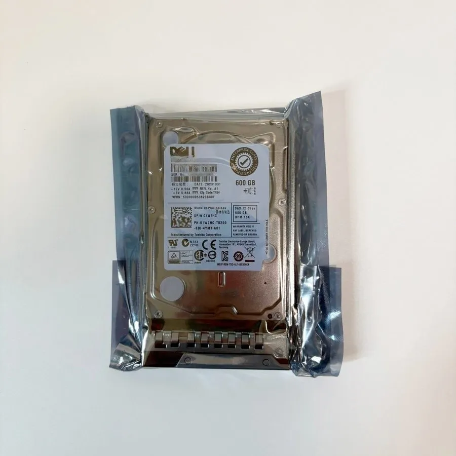 Жёсткий диск DELL HARD DRIVE HDD SAS AL14SXB60ENY 2.5" 600GB 12G 15K RPM 1W7HC